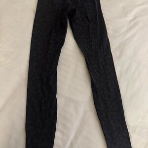lululemon athletica Black Patterned Leggings